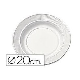 PLATO 20 CM, NORMAL B/ 12 UN