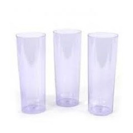 VASOS TUBO PLASTICO   10 UN